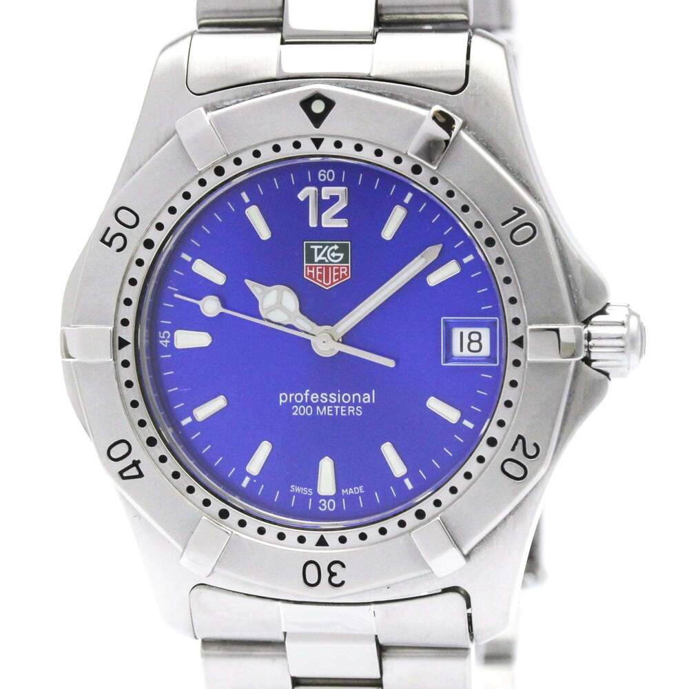 TAG HEUER 2000 Classic Steel Quartz Mens Watch WK1116 Polished